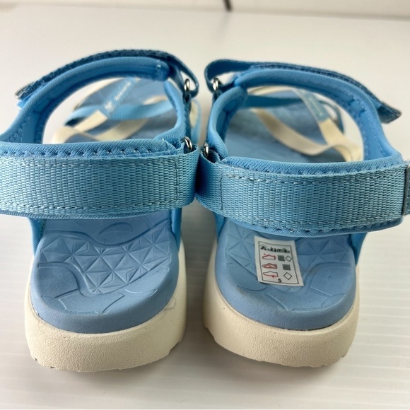 Kamik sandals womens 9 Skyros Blue Hook Loop Strap Lightweight Waterproof - Picture 8 of 10